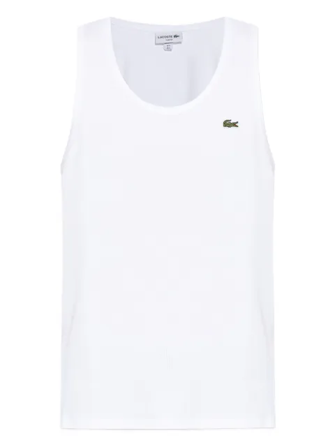Lacoste ribbed-knit top