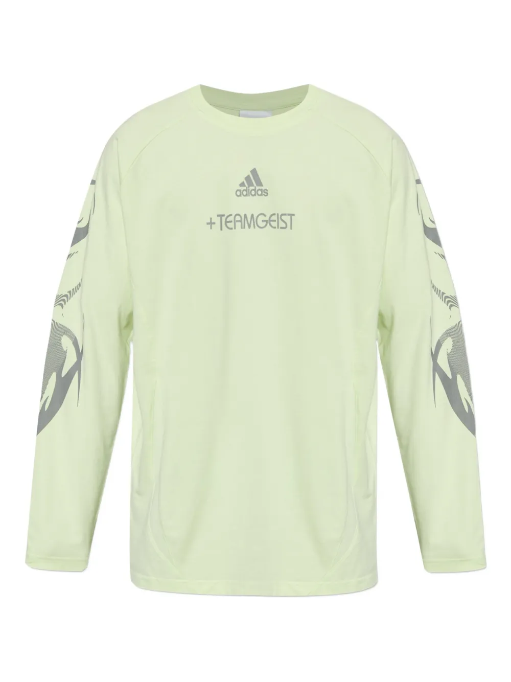 adidas logo long-sleeved T-shirt | Green | Image 1