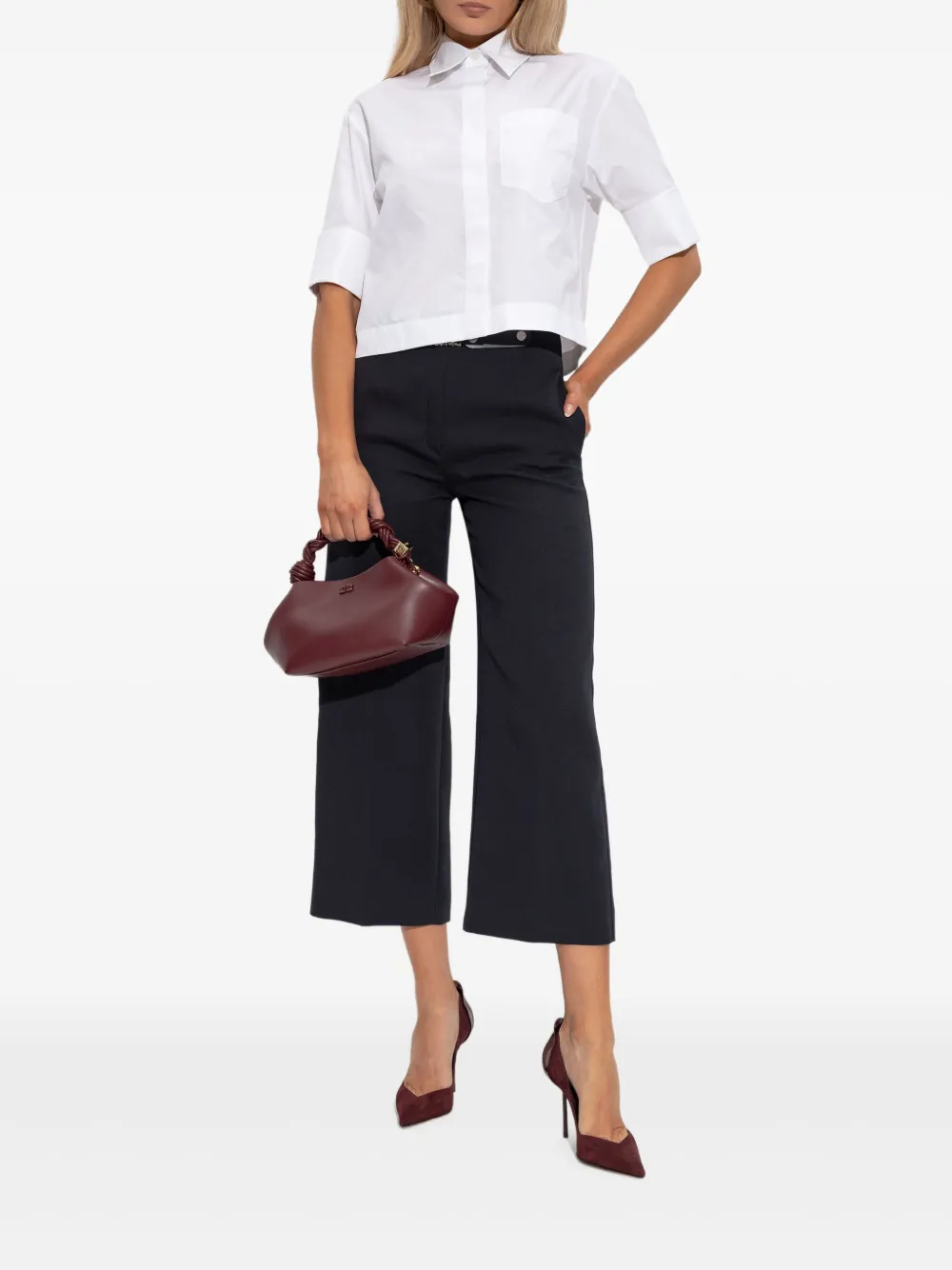 Max Mara belted culotte trousers | Cropped Pants | Image 2