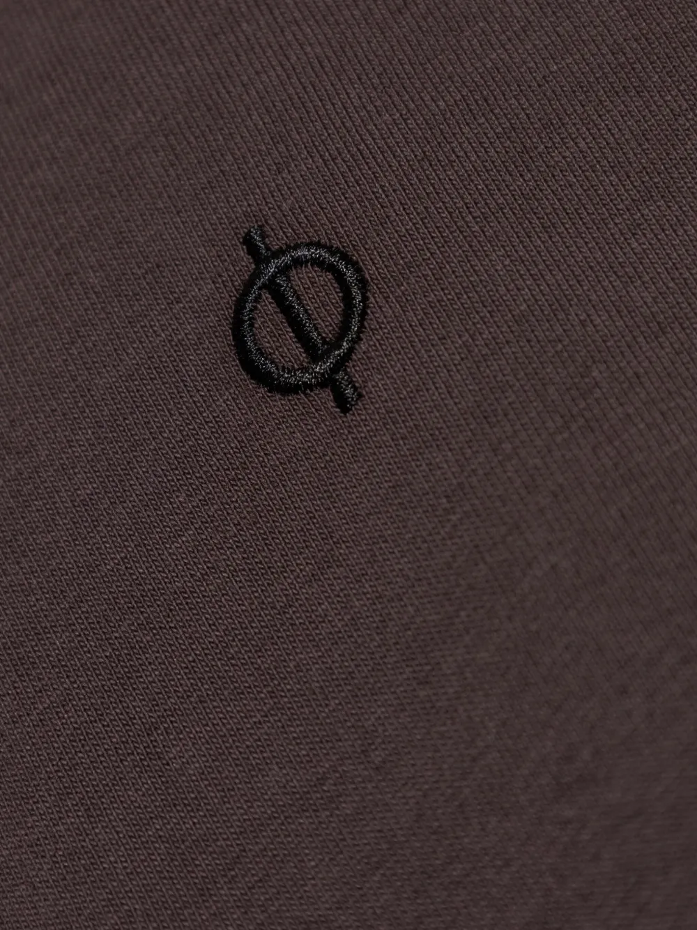 Samsoe & Samsoe Embroidered Logo T-shirt In Gold