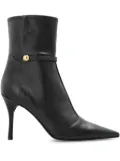Furla 100mm Sfera pointed-toe leather ankle boots - Black