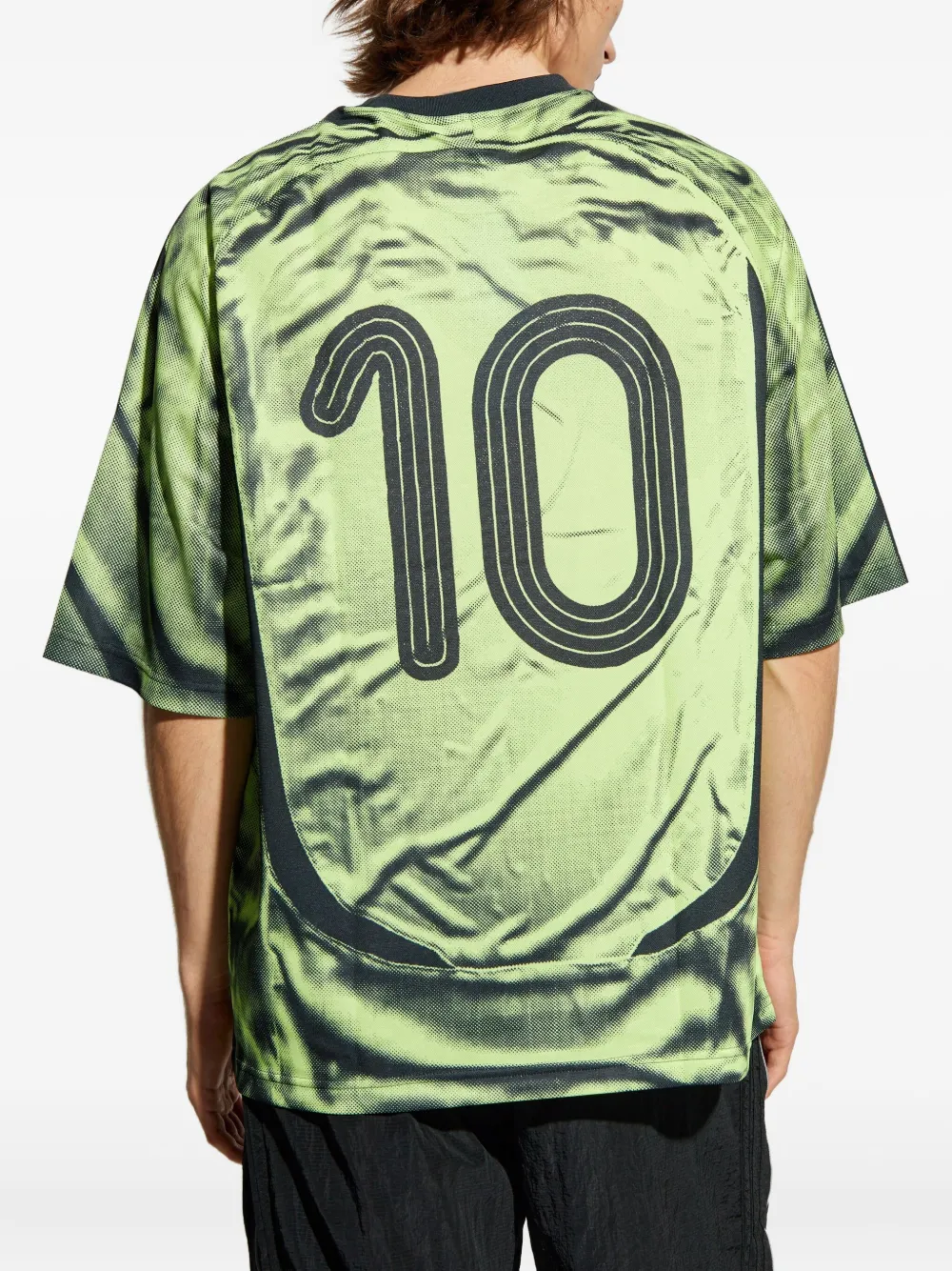 adidas T-shirt met logoprint Groen