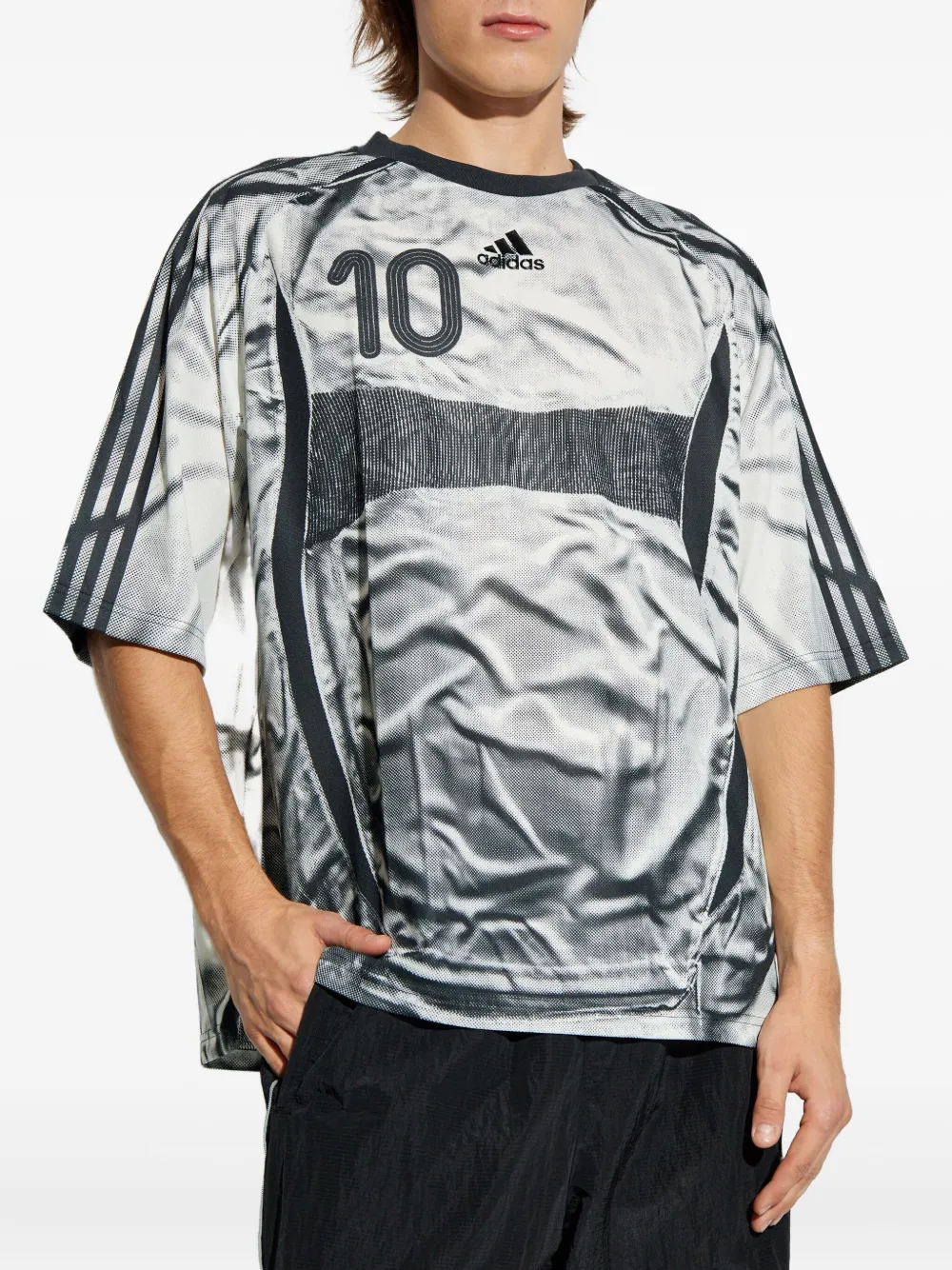 adidas Jersey T-shirt met logo Wit