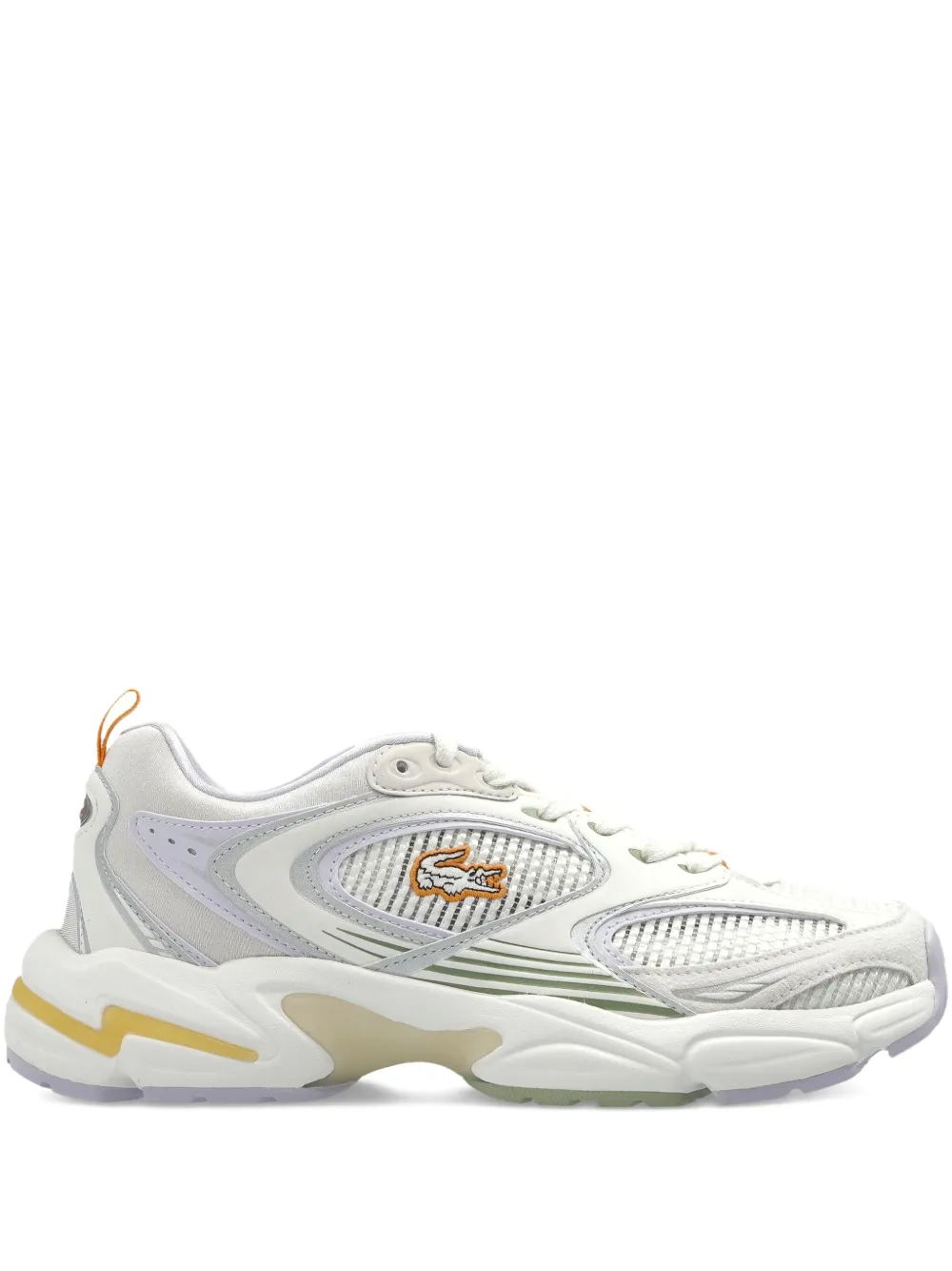 Lacoste Storm 96 Mesh-panel Sneakers In White