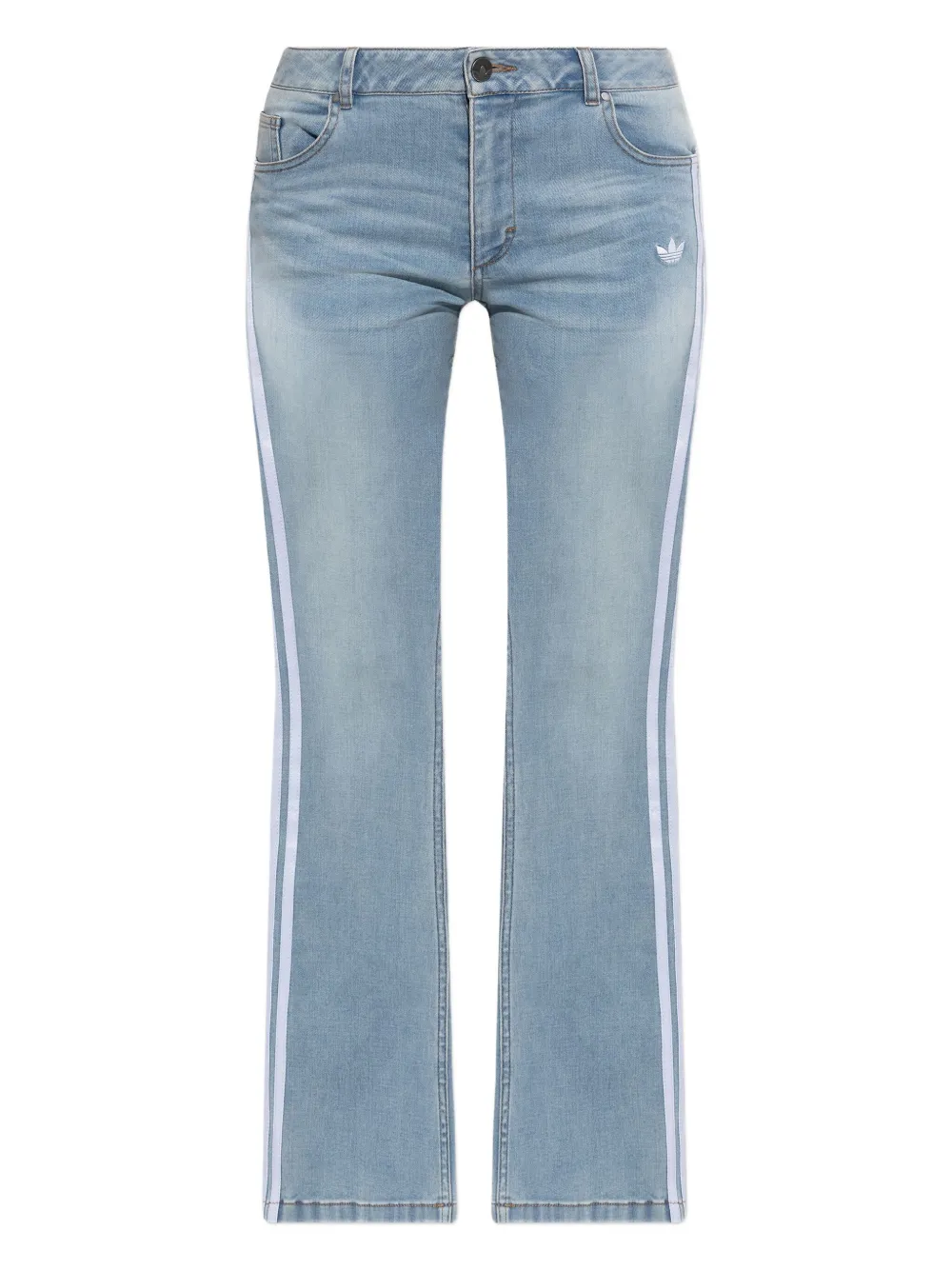 adidas side-stripe jeans | Blue | Image 1