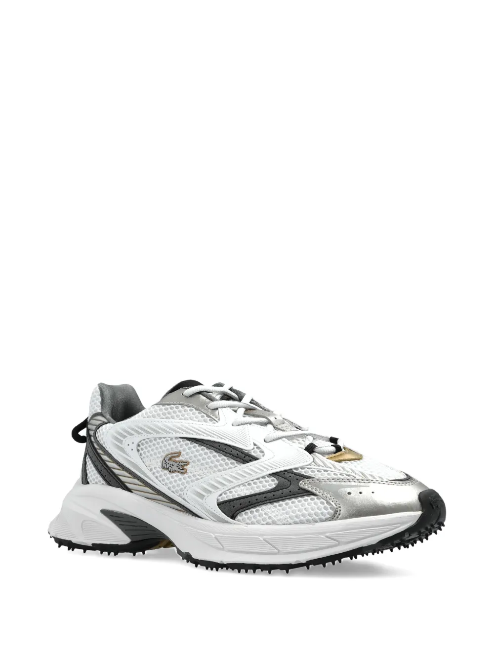 Lacoste L003 Neo Shot mesh sneakers Wit
