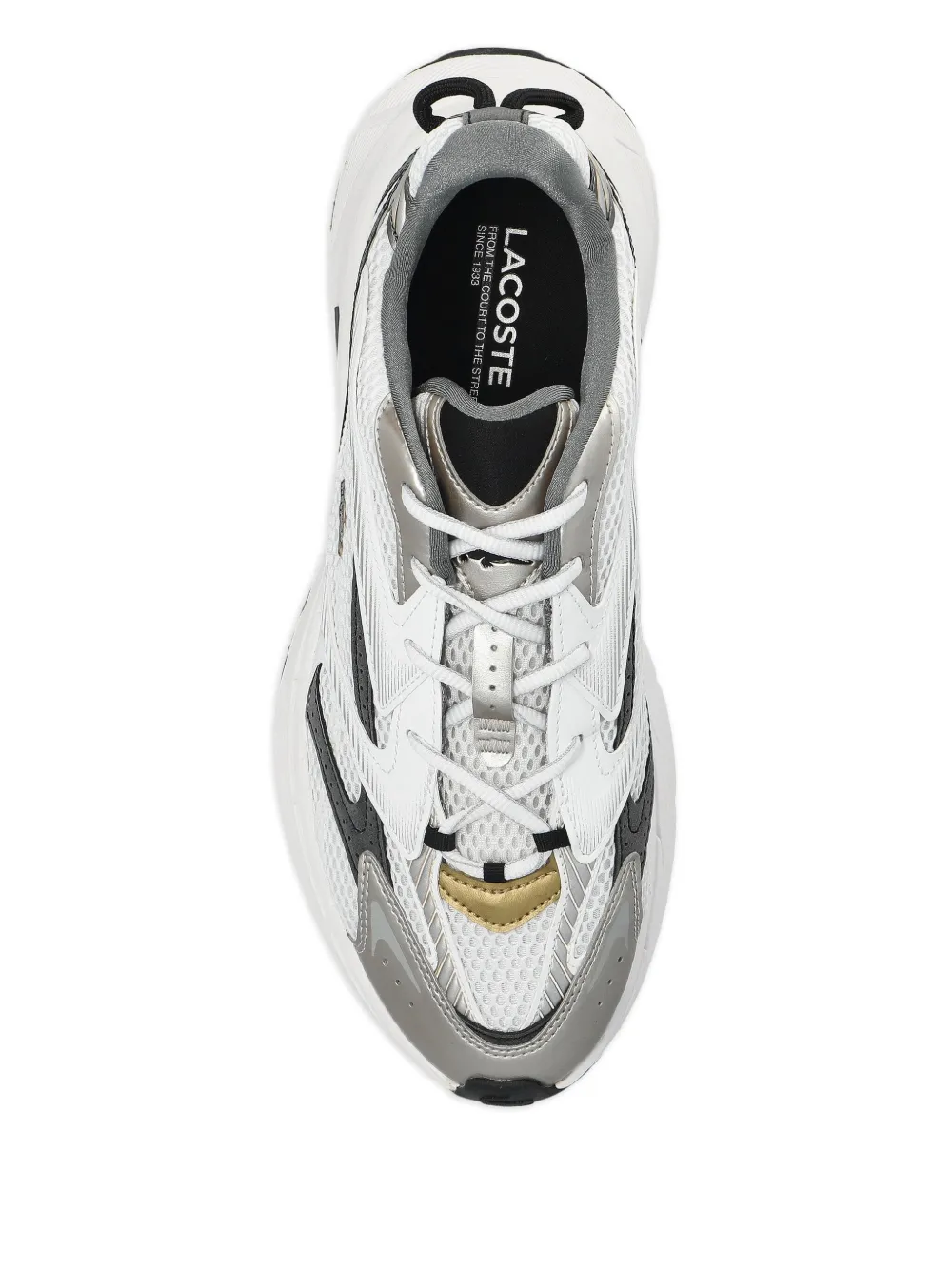 Lacoste L003 Neo Shot mesh sneakers Wit