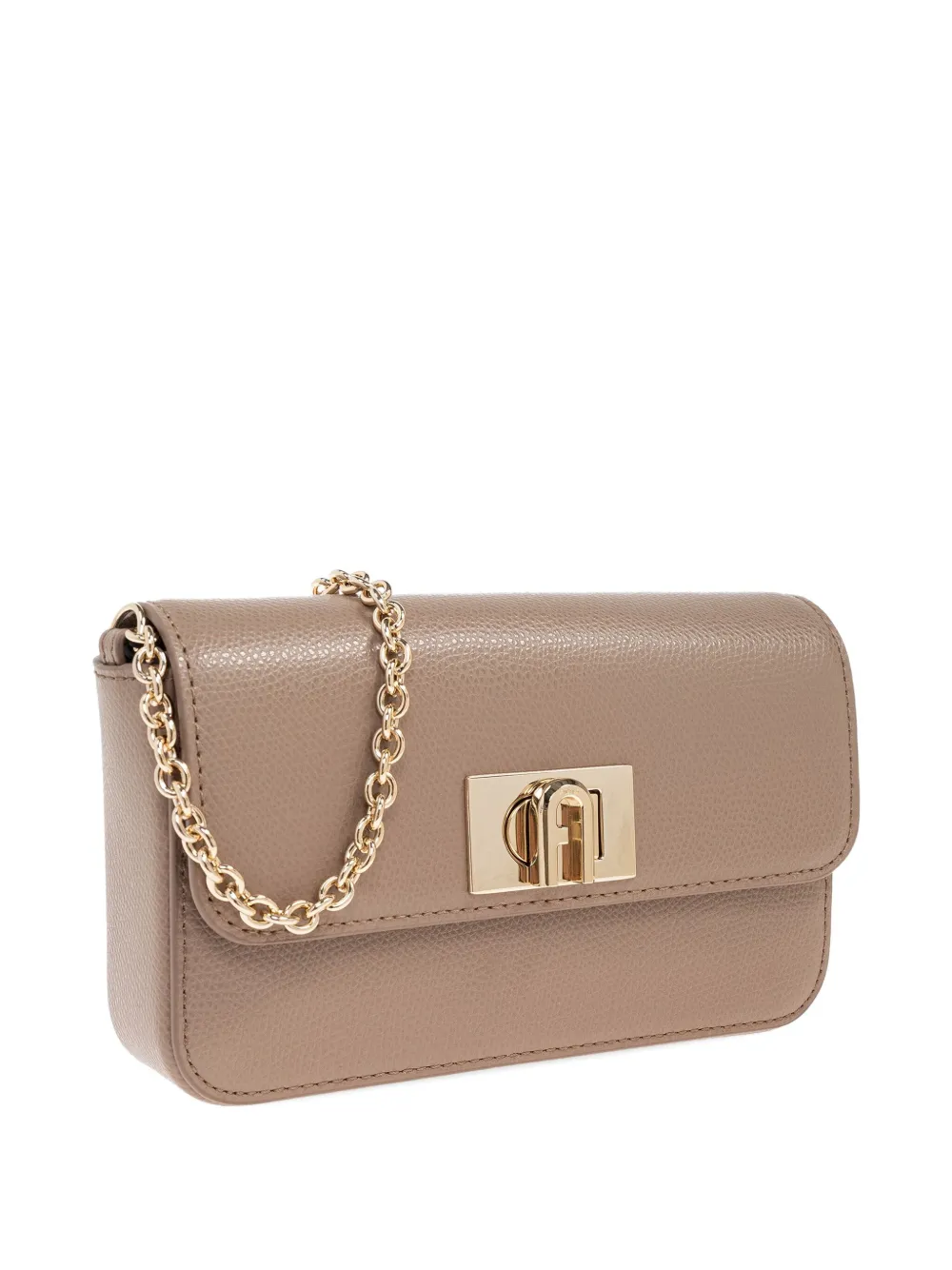 Furla Mini 1927 Chain-strap Cross Body Bag In Neutral