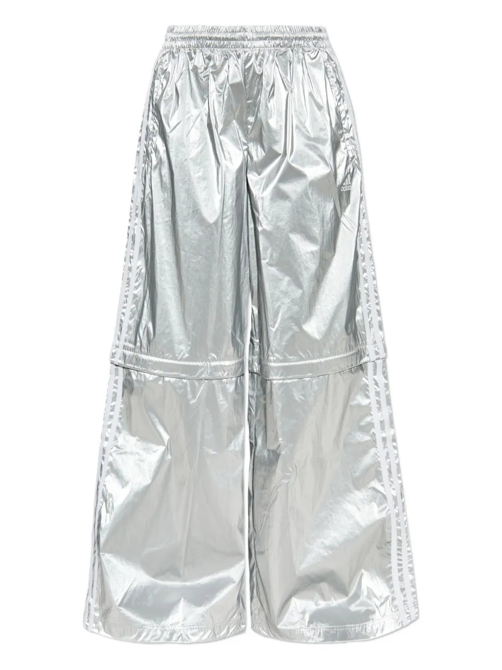 adidas Gelaagde broek met zijstreep Zilver