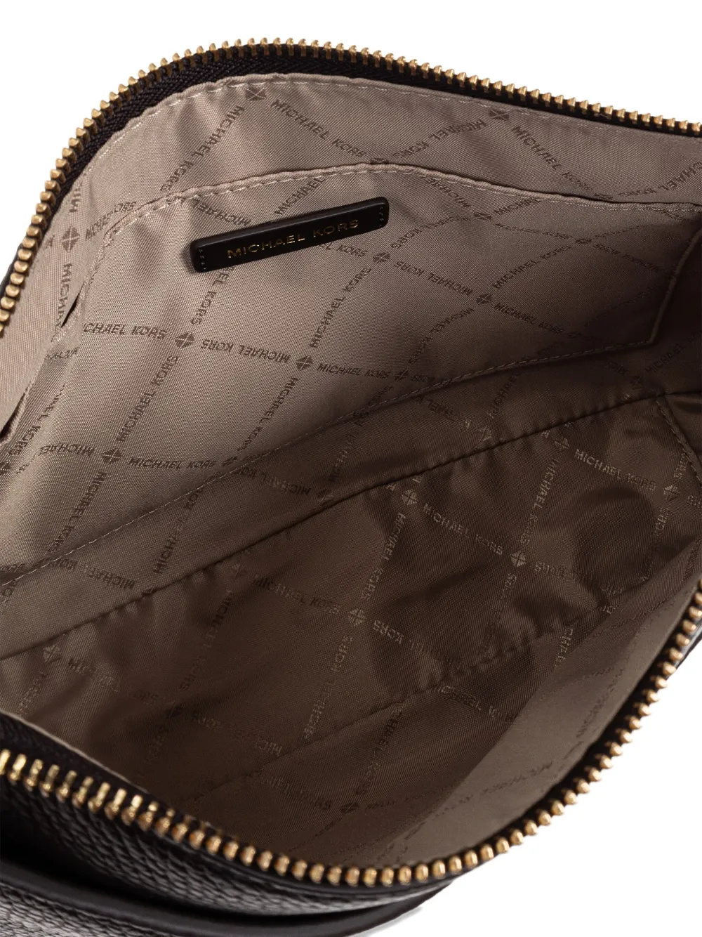 Michael Kors Schoudertas met rits Bruin