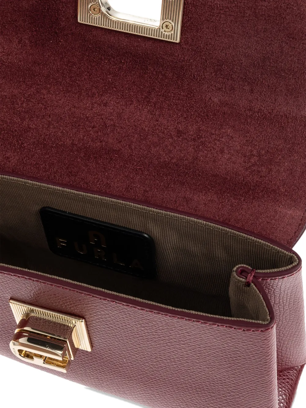 Furla Mini 1927 Chain-strap Tote Bag In Red