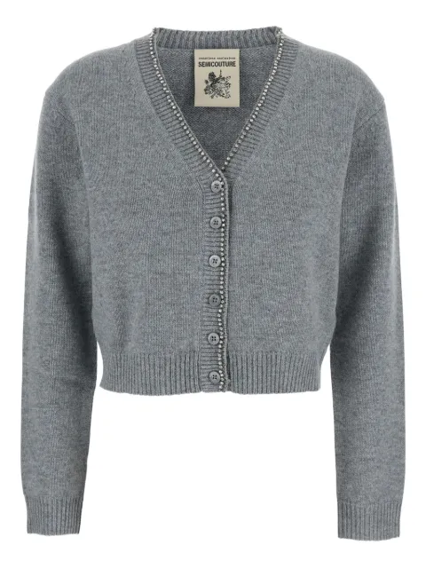 Semicouture embellished cardigan