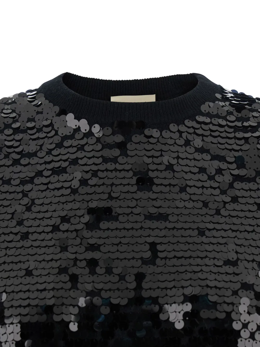 Semicouture sequin-embellished sweater Zwart