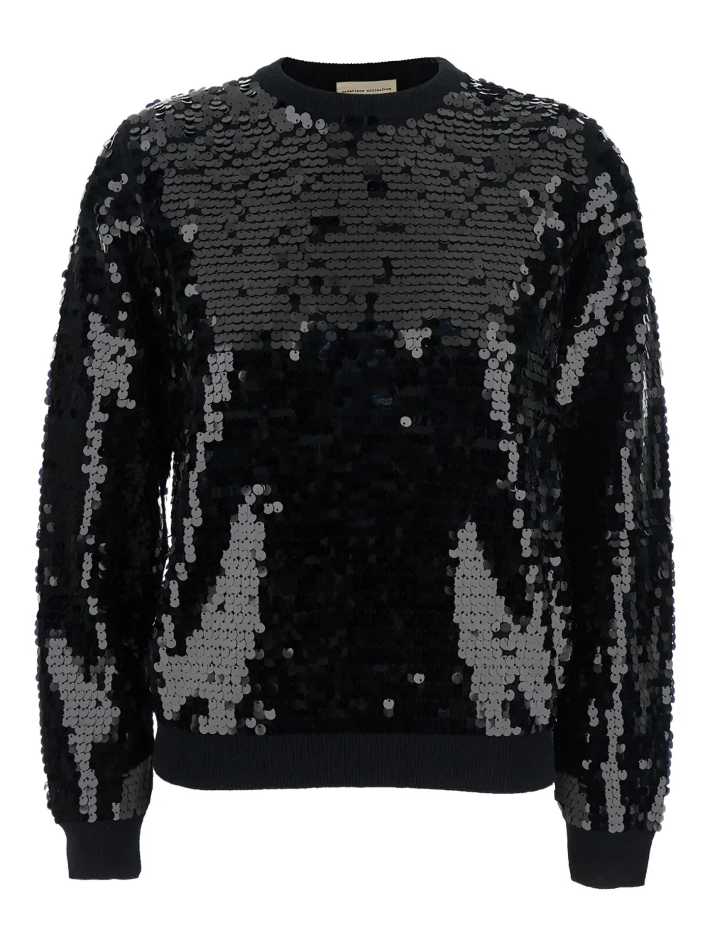 Semicouture sequin-embellished sweater Zwart