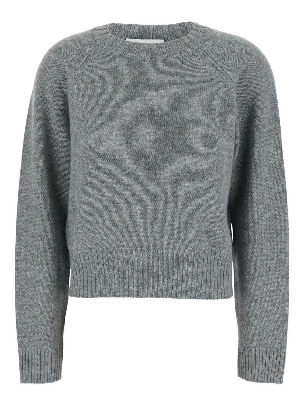 Allude round-neck ribbed sweater Grijs