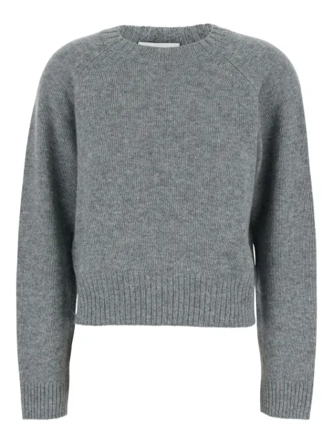 Allude round-neck ribbed sweater