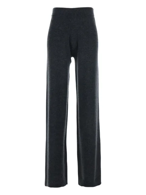 Allude straight-leg wool-cashmere trousers