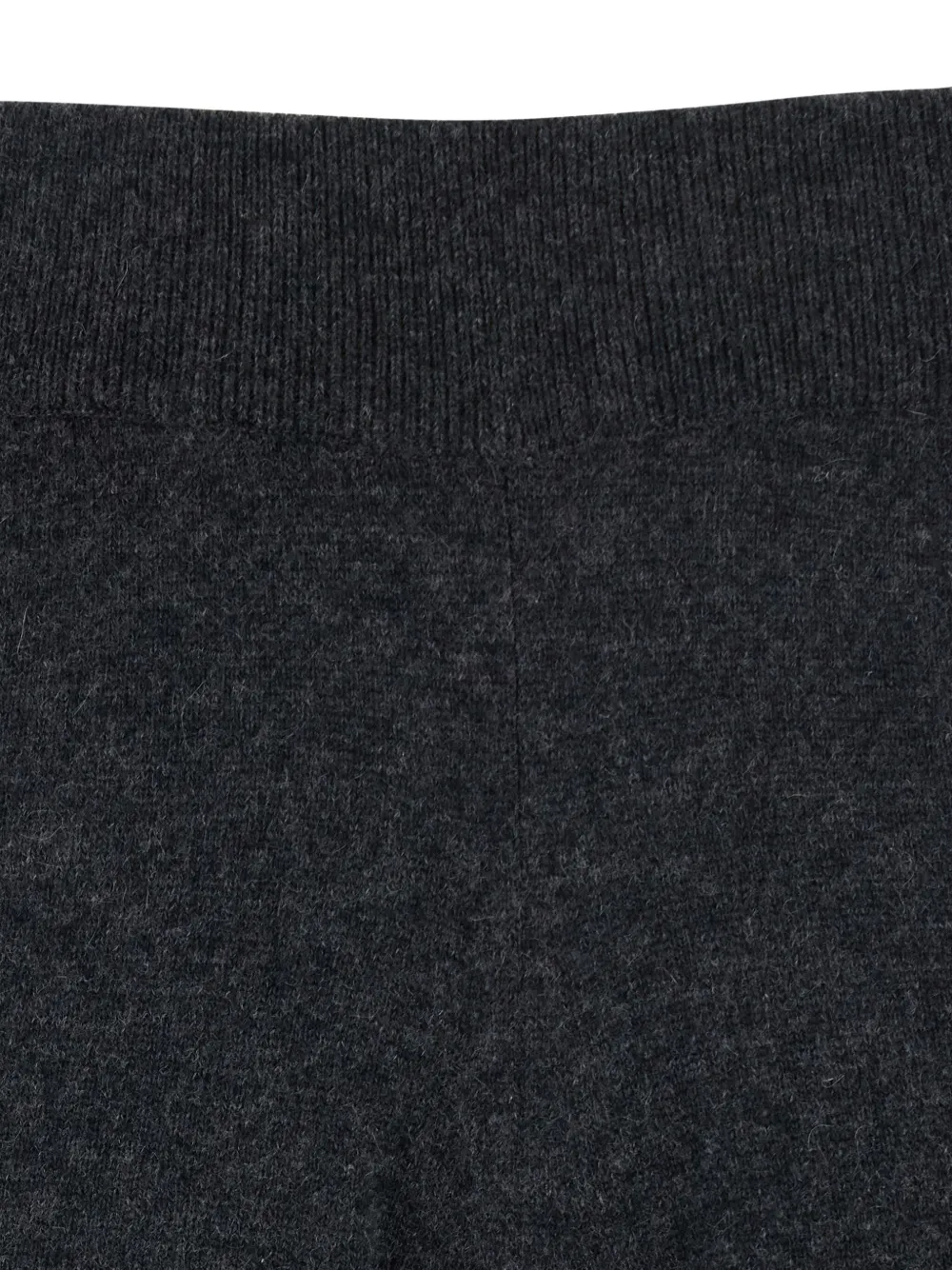 Allude Straight broek van kasjmier-wolblend Zwart