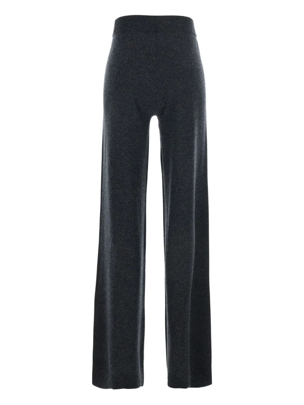 Allude Straight broek van kasjmier-wolblend Zwart