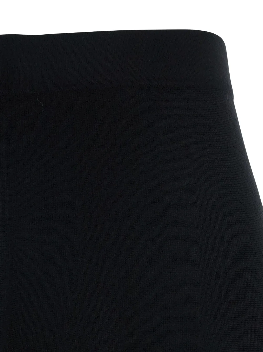 Allude Gebreide flared rok met A-lijn Zwart