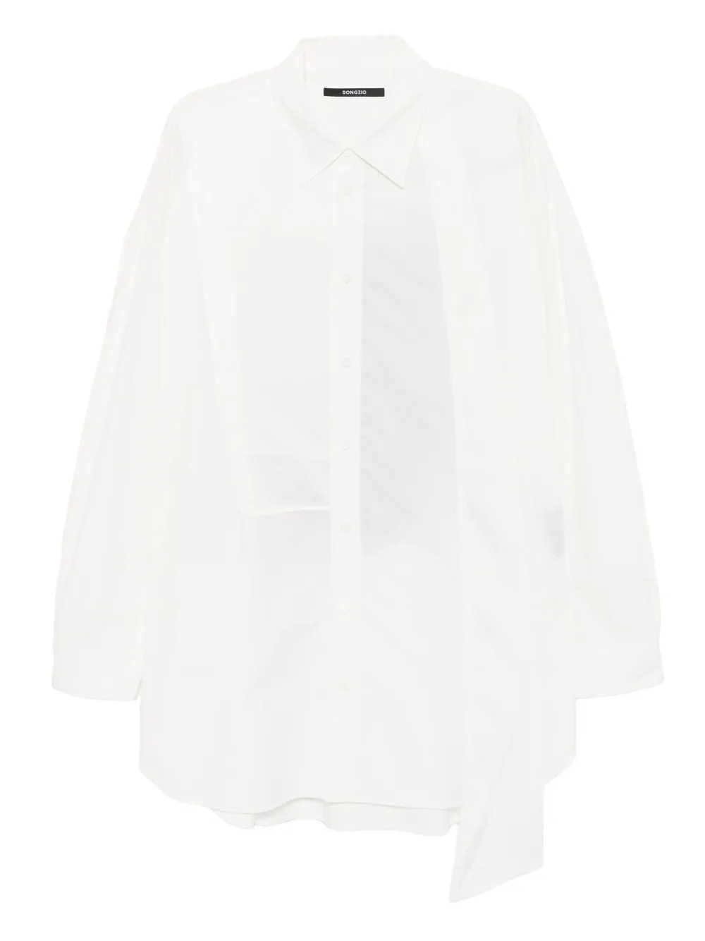 SONGZIO asymmetric shirt | White | Image 1