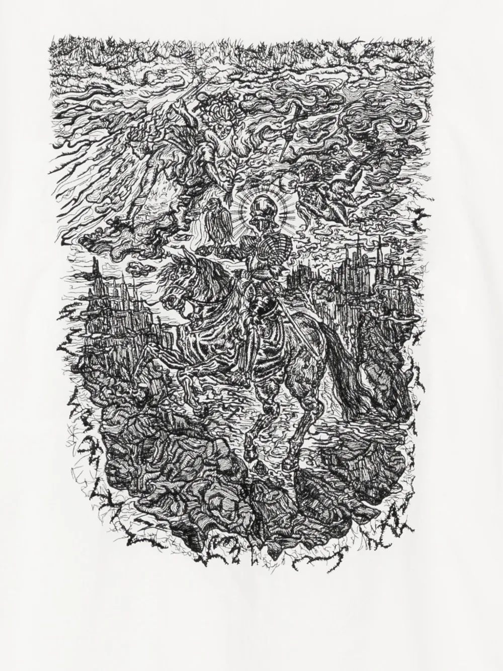 SONGZIO Asymmetrisch overhemd Wit