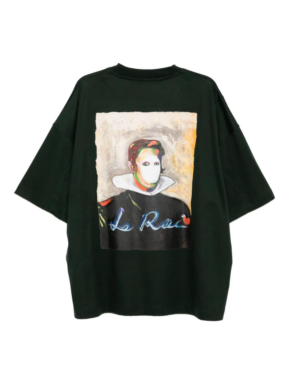 SONGZIO Retrato geverfd T-shirt - Groen