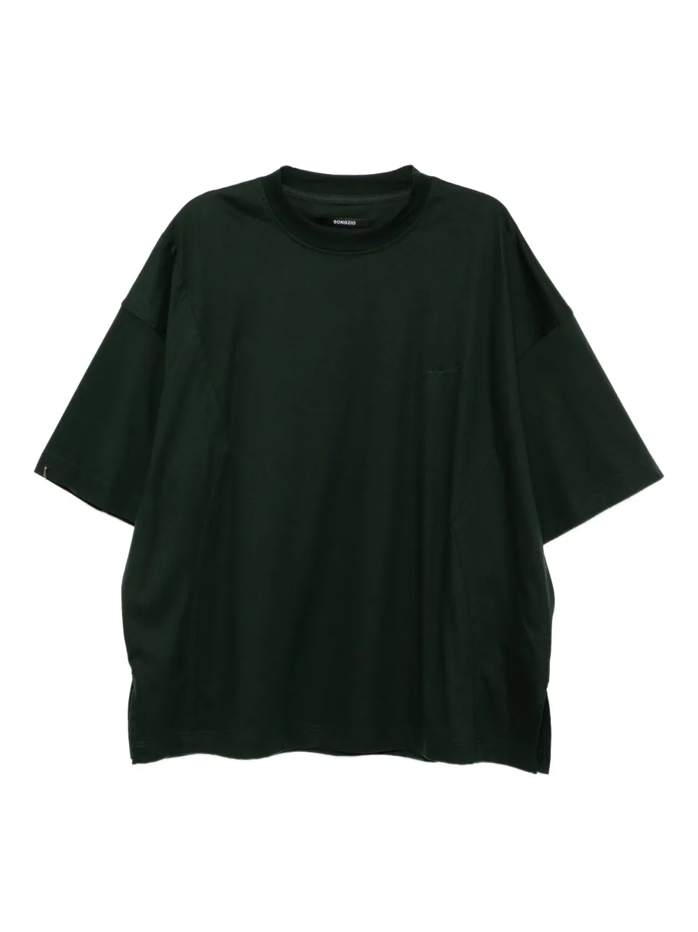 SONGZIO Retrato Painted T-shirt | Green | Image 1