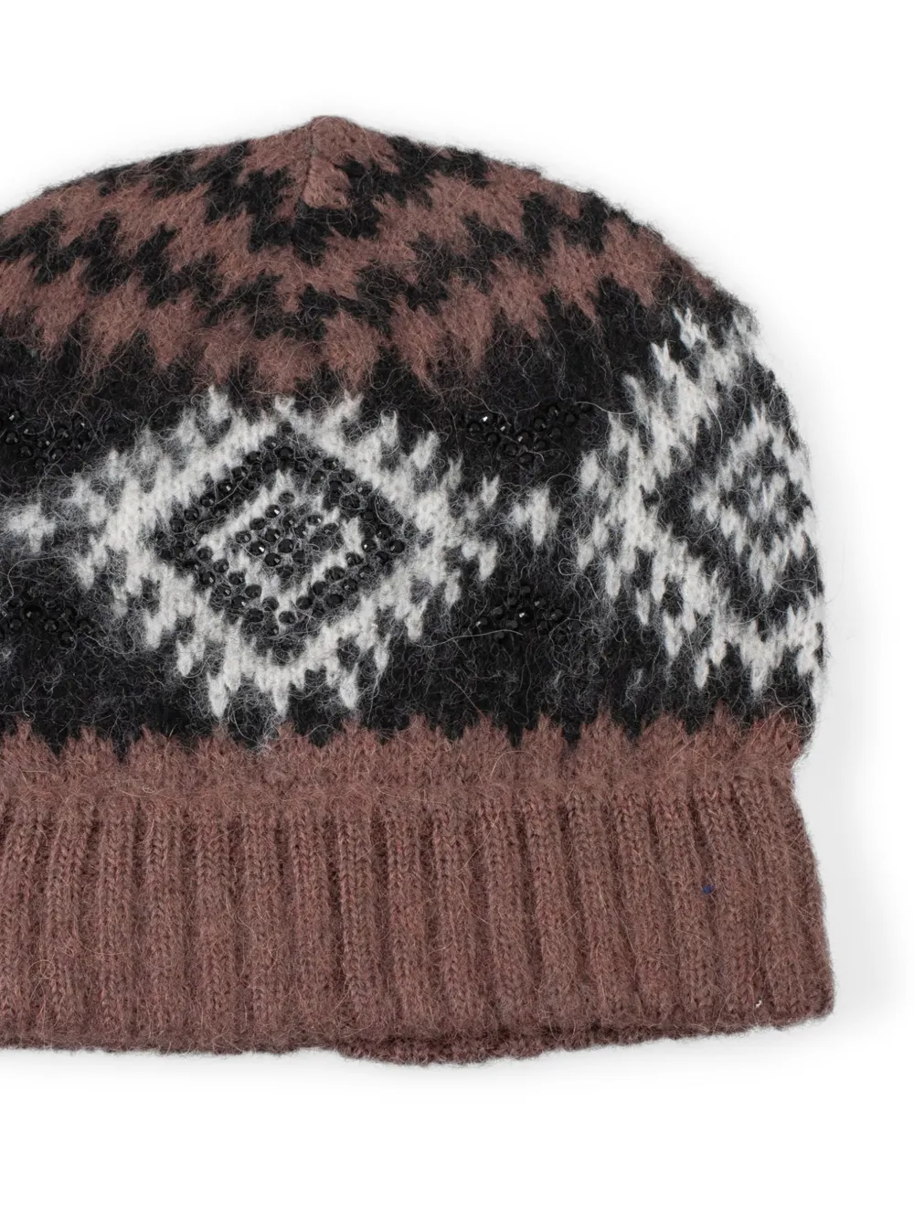 ERMANNO FIRENZE  geometric-pattern beanie hat | Image 2