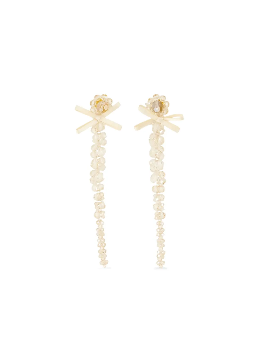 Simone Rocha Petite Bow Drip earrings | Gold | Image 1