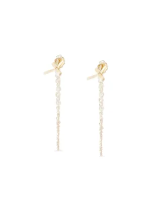 simone rocha リボンクリスタルドロップピアス Simone Rocha Bow-detail crystal earrings Simone Rocha