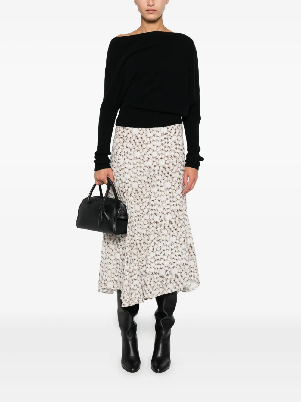Altuzarra off-shoulder ribbed-knit sweater | Knitted Sweaters | Image 2