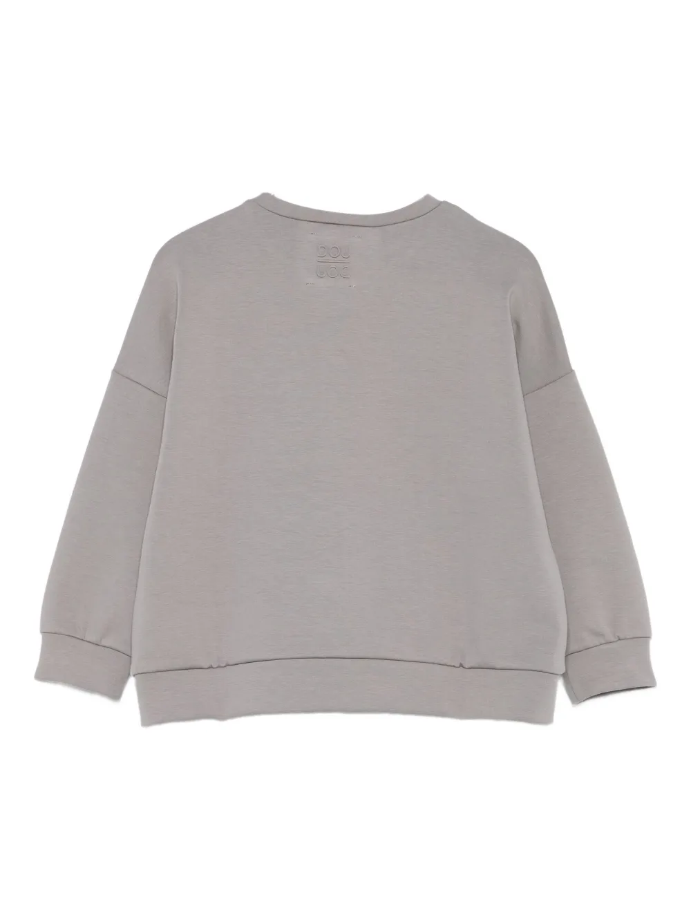 Douuod Kids crew-neck sweatshirt Grijs