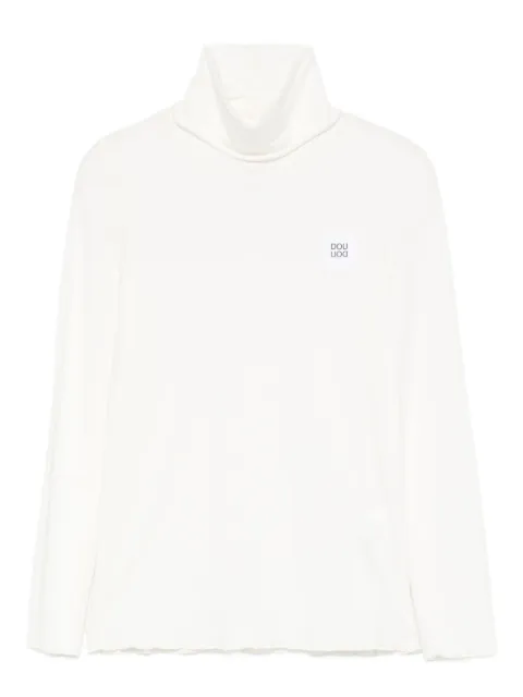 Douuod Kids ribbed turtleneck top