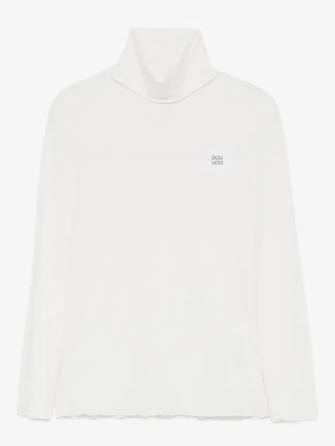 Douuod Kids ribbed turtleneck top