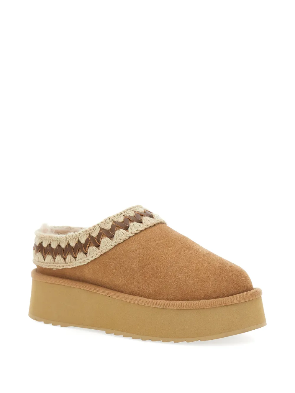Mou 40mm braided platform mules | Heeled Mules | Image 2
