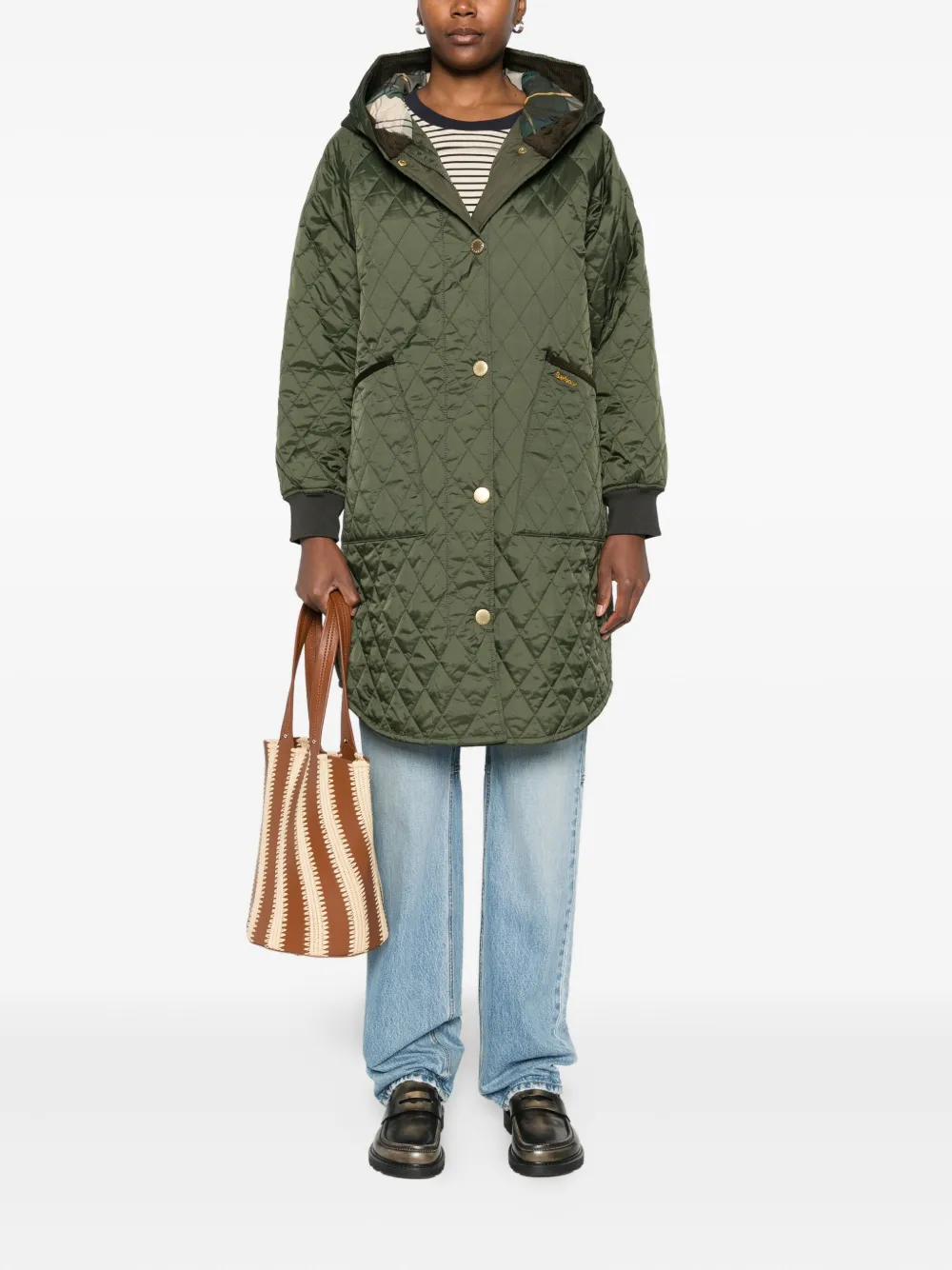 Barbour quilted hooded coat | Parkas | Image 2