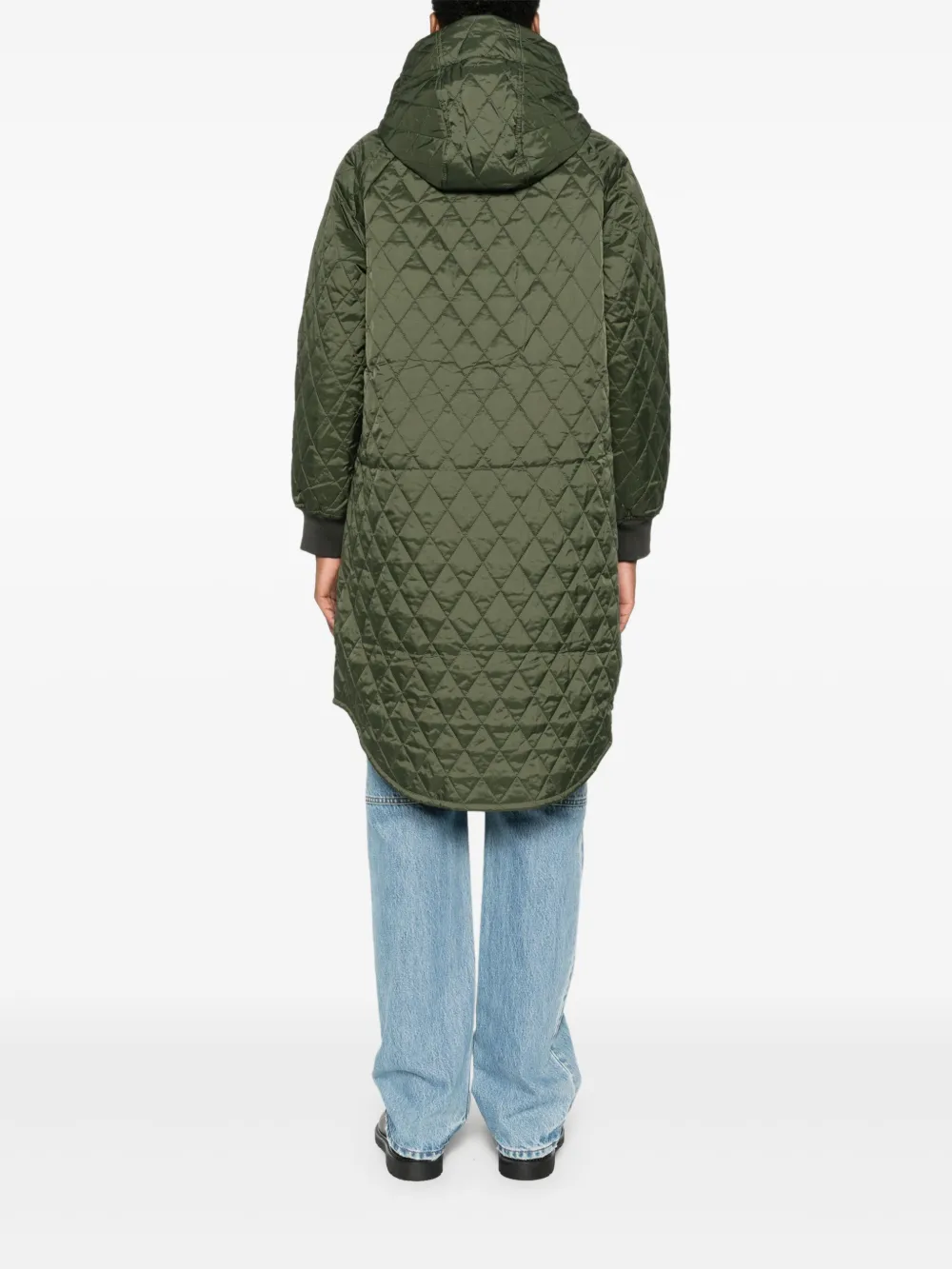 Barbour Gewatteerde jas Groen