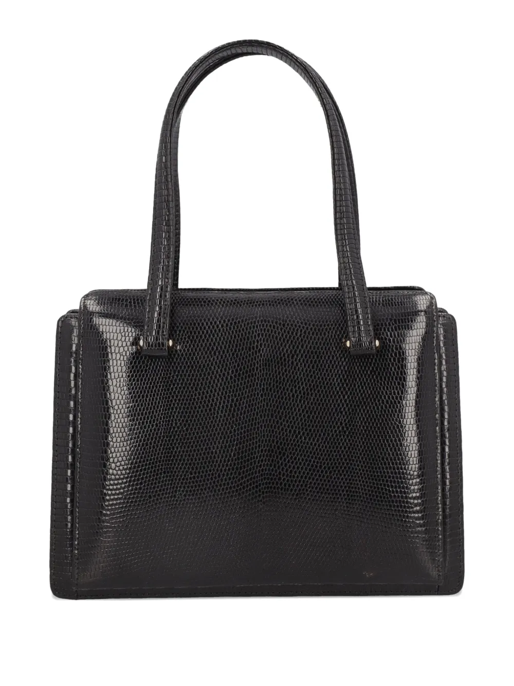 Vintage leather handbag - Nero