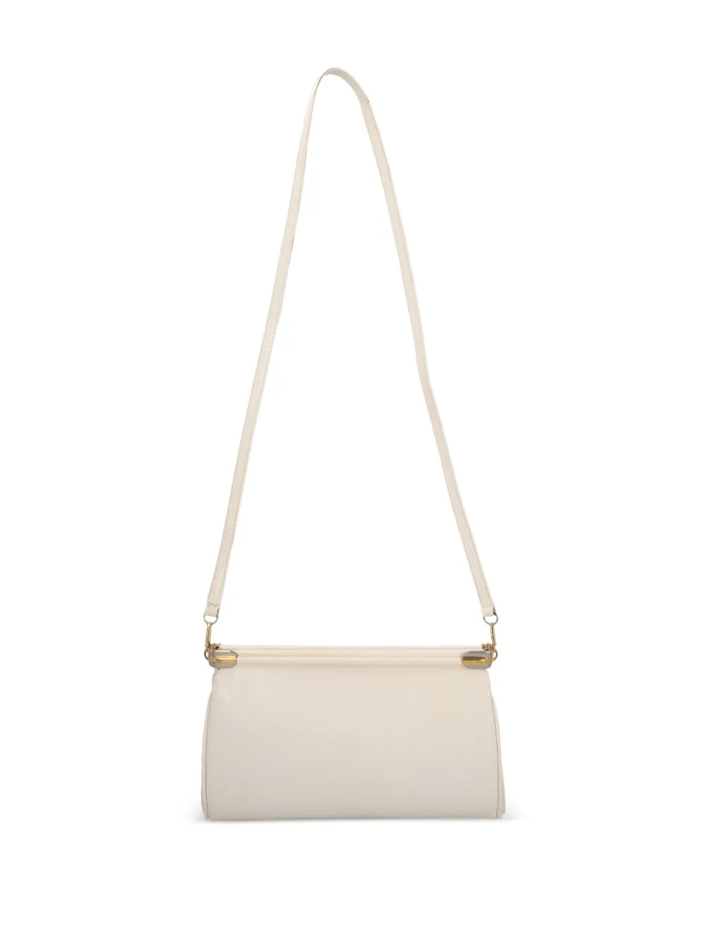 Vintage leather shoulder bag | White | Image 1