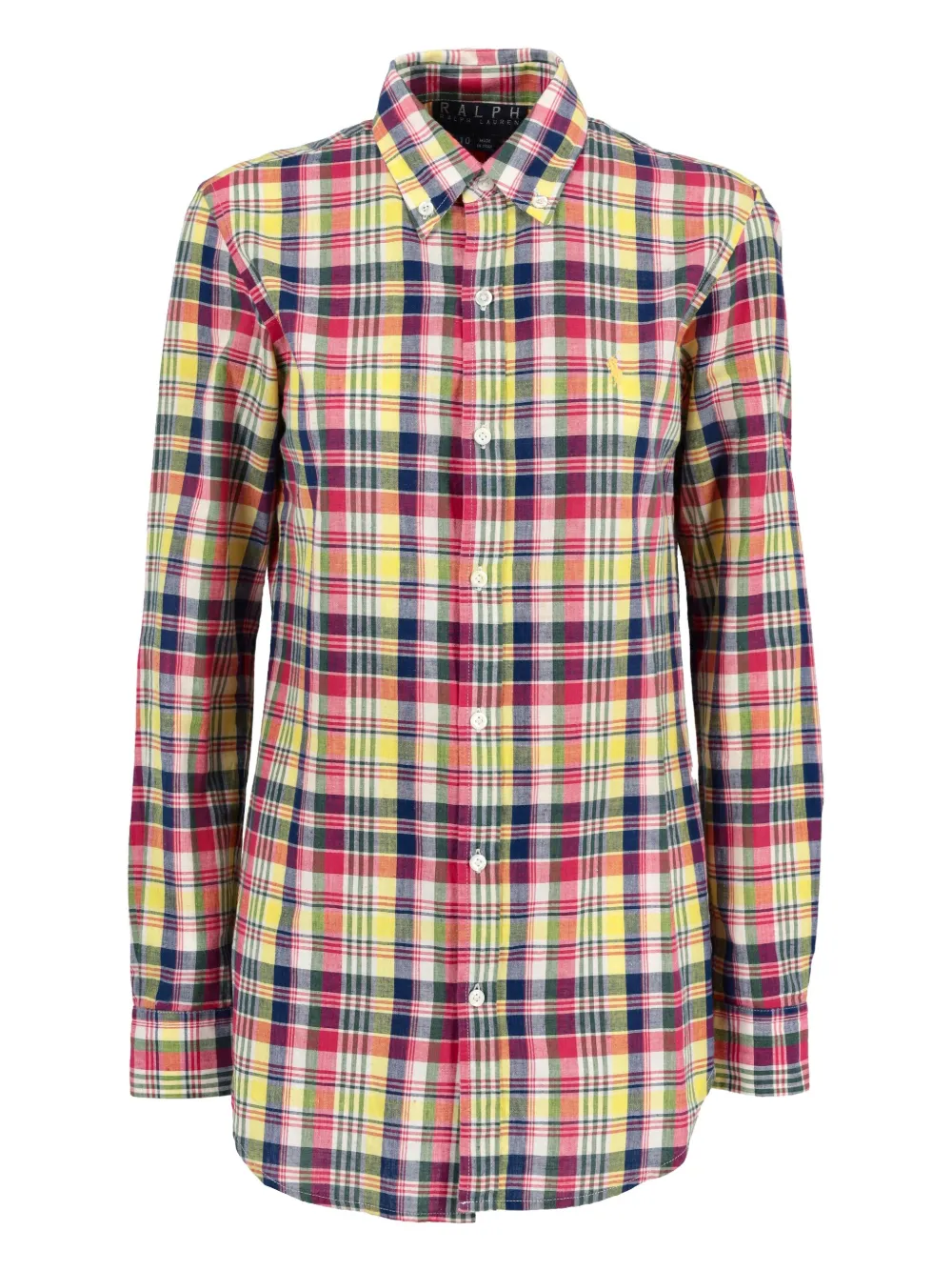 Pre-owned Polo Ralph Lauren Checked Long-sleeve Shirt In Multi