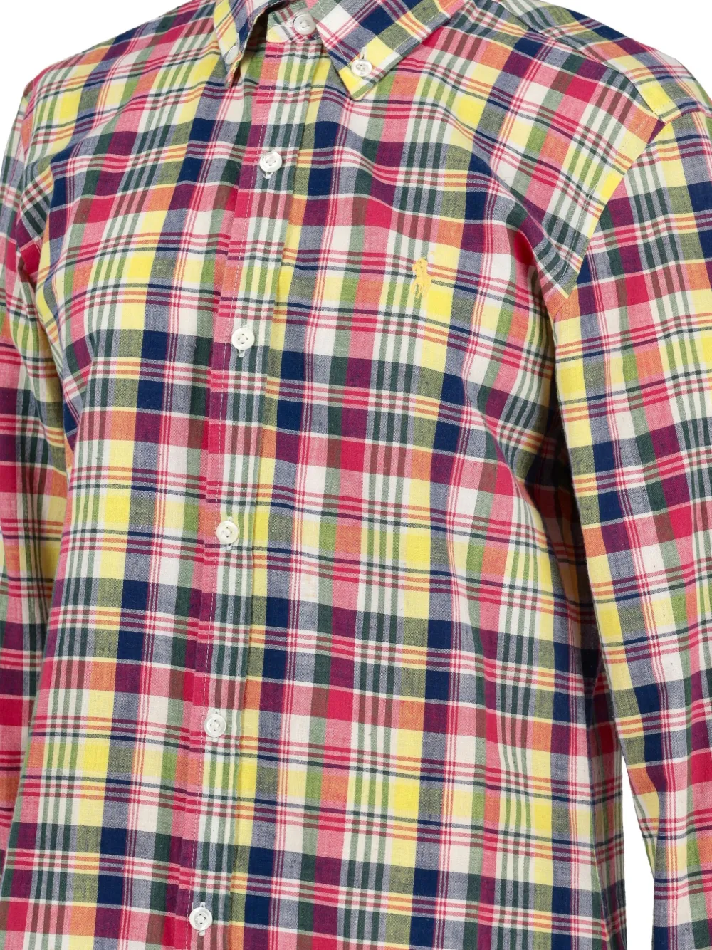 Pre-owned Polo Ralph Lauren Checked Long-sleeve Shirt In Multi