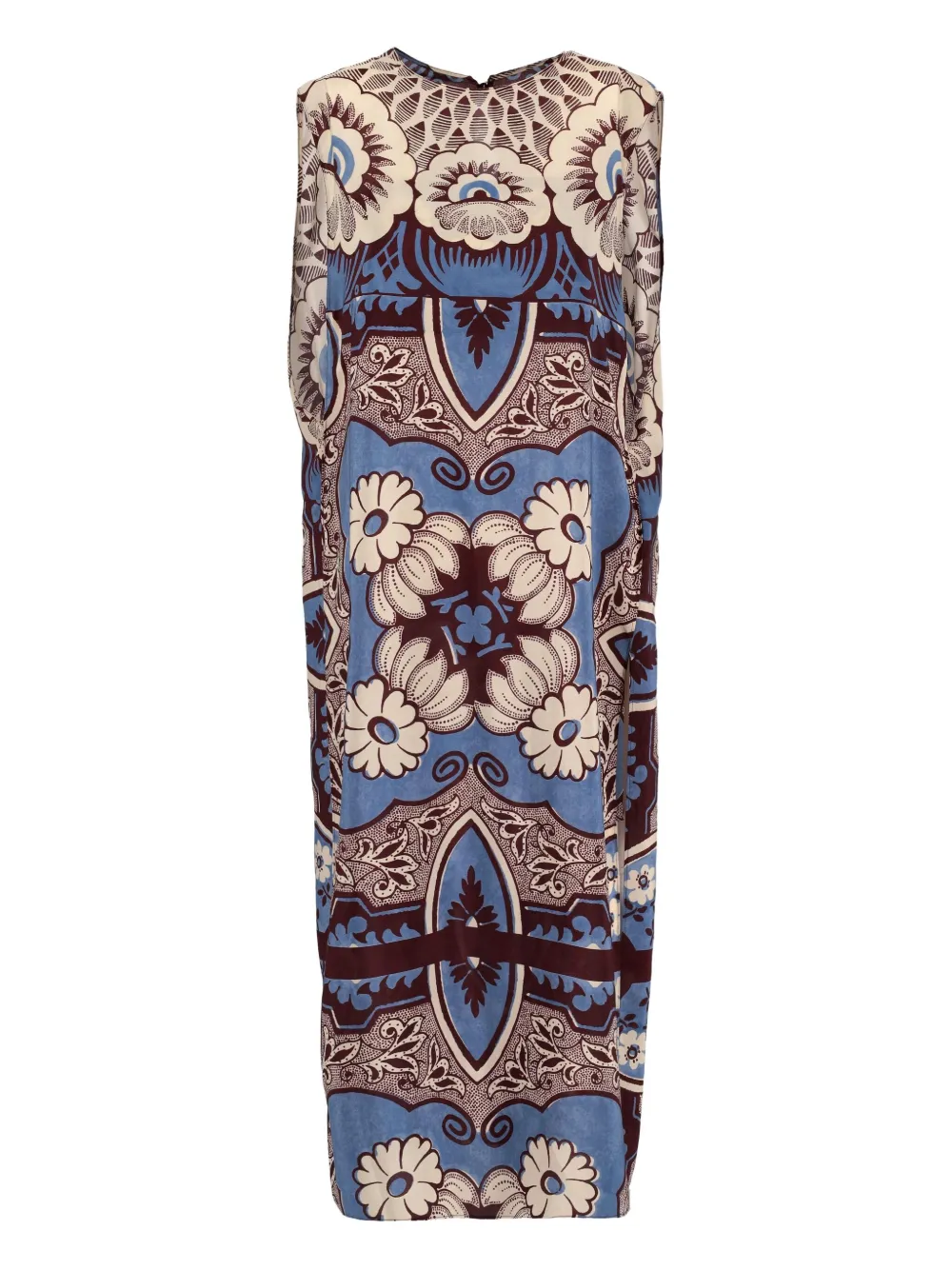 Valentino Garavani Pre-Owned floral-pattern sleeveless dress | Blue | Image 1
