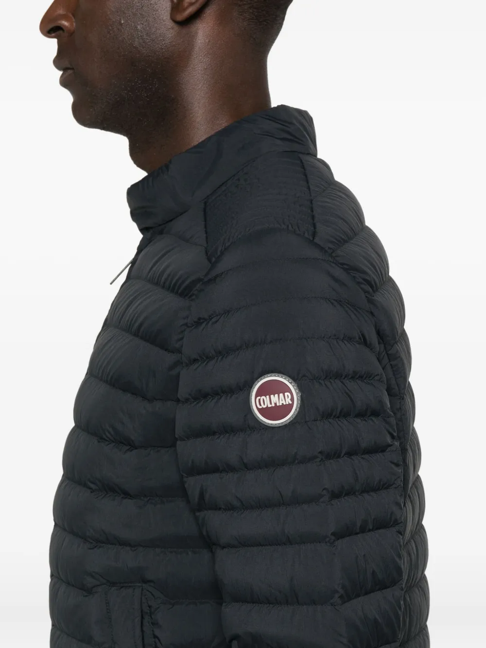 Colmar Quilted Zip-front Jacket In Black