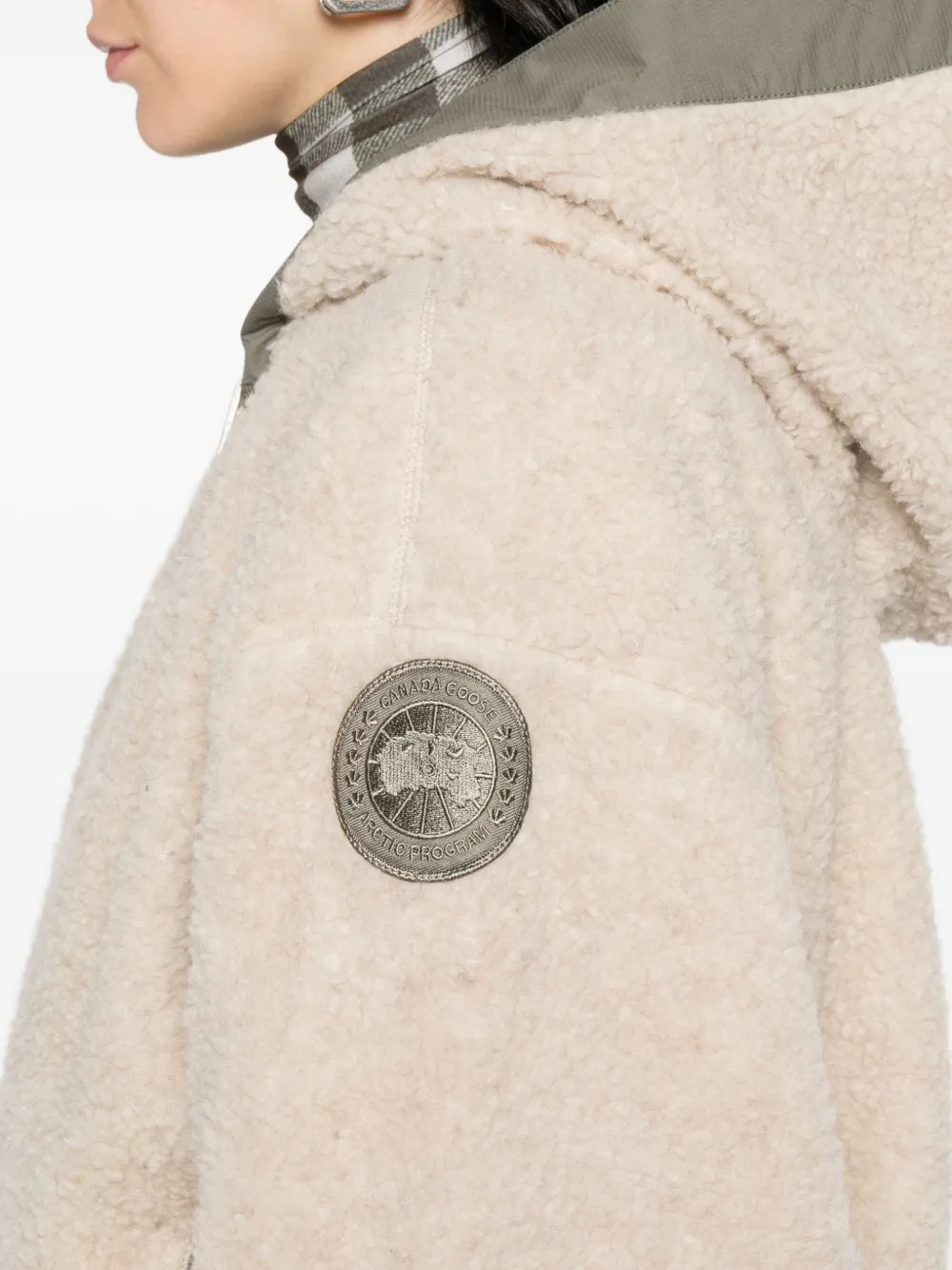 Canada Goose Alberni hooded reversible jacket Beige