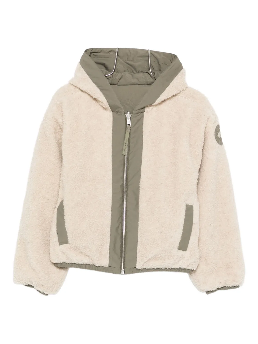Canada Goose Alberni hooded reversible jacket Beige