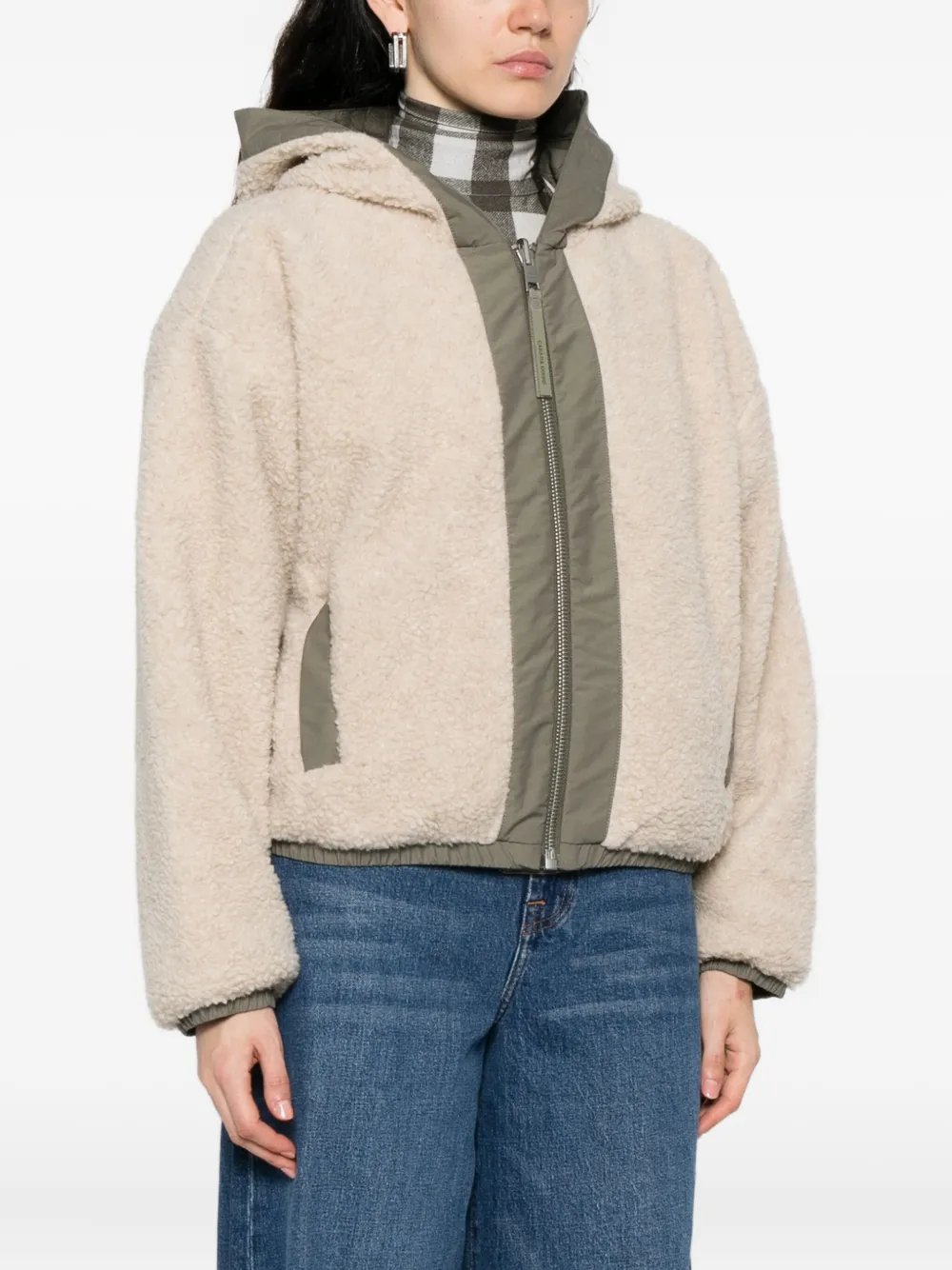 Canada Goose Alberni hooded reversible jacket Beige