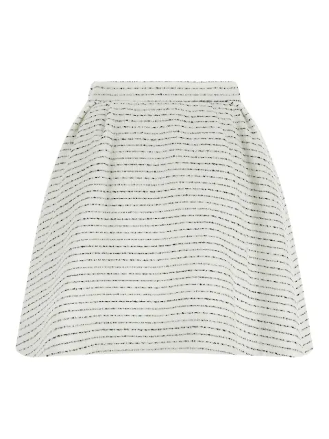 Alessandra Rich tweed pleated mini skirt