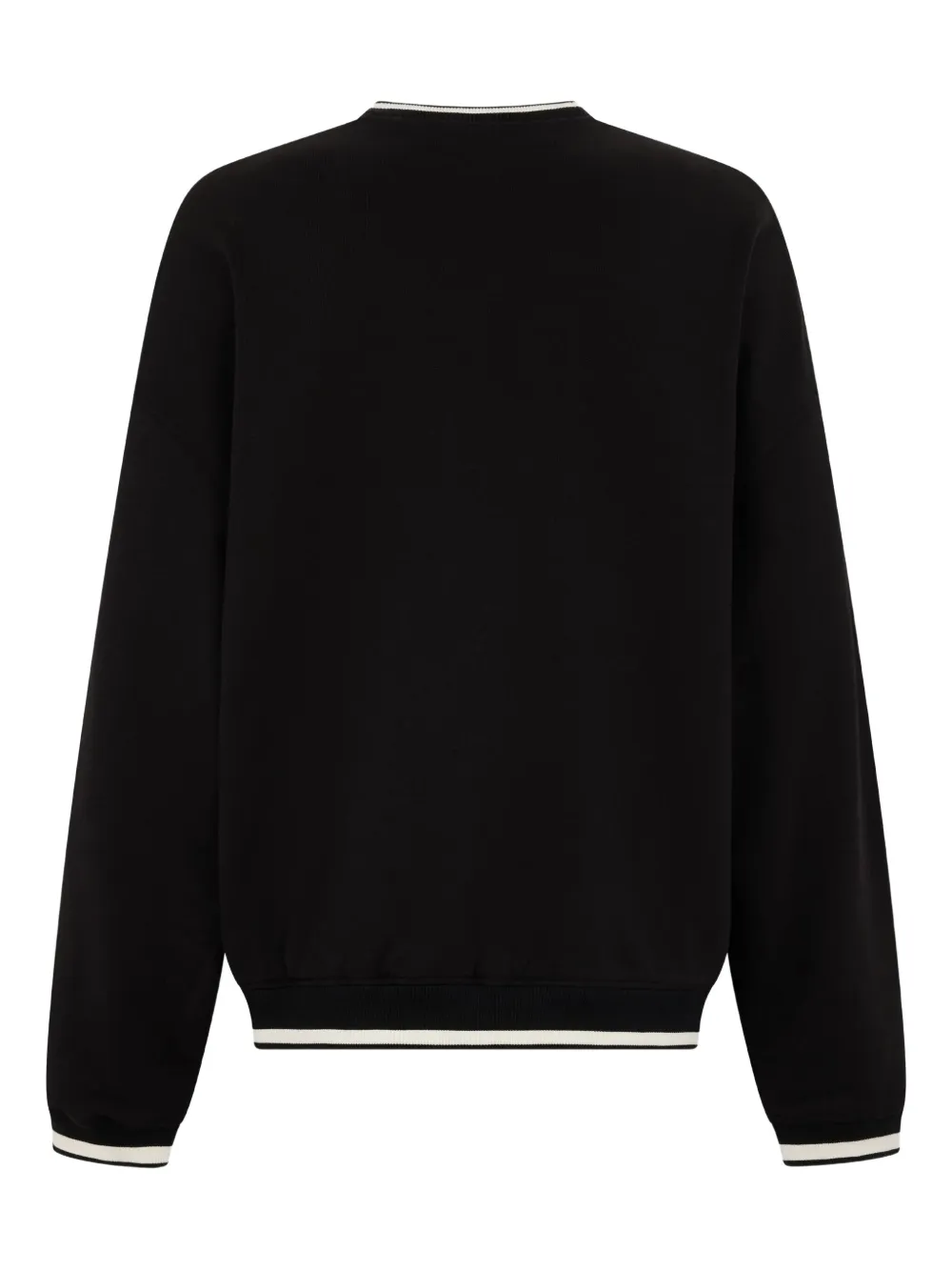 Dolce & Gabbana Sweater met geborduurd logo Zwart