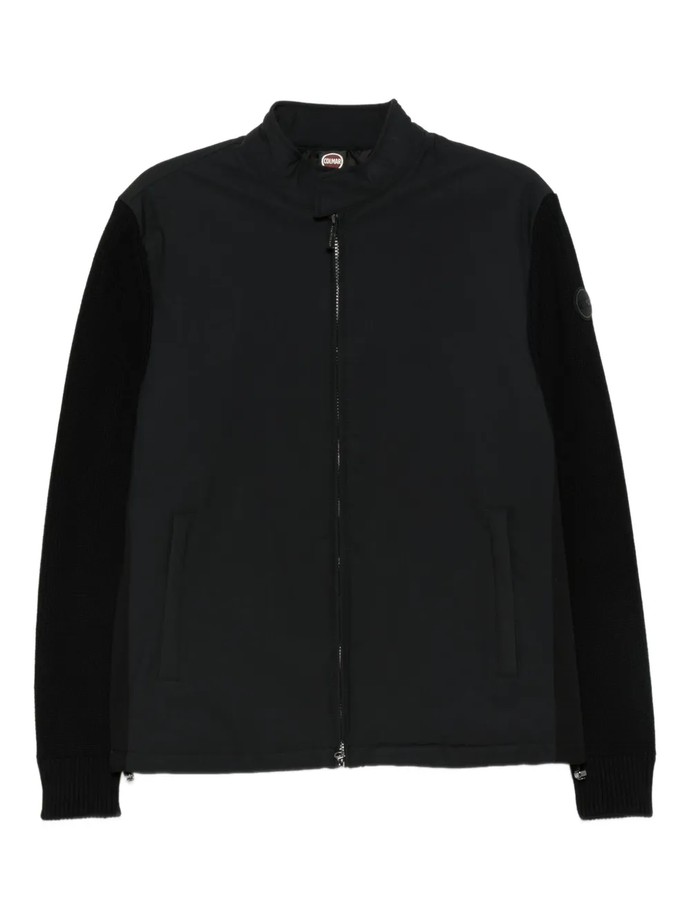 Colmar knitted-panel zip-front jacket | Black | Image 1